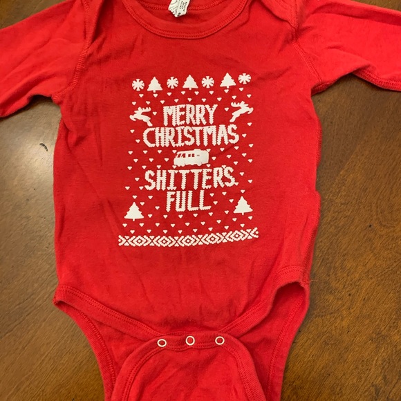 12m “ugly sweater” onesie! - Picture 1 of 1